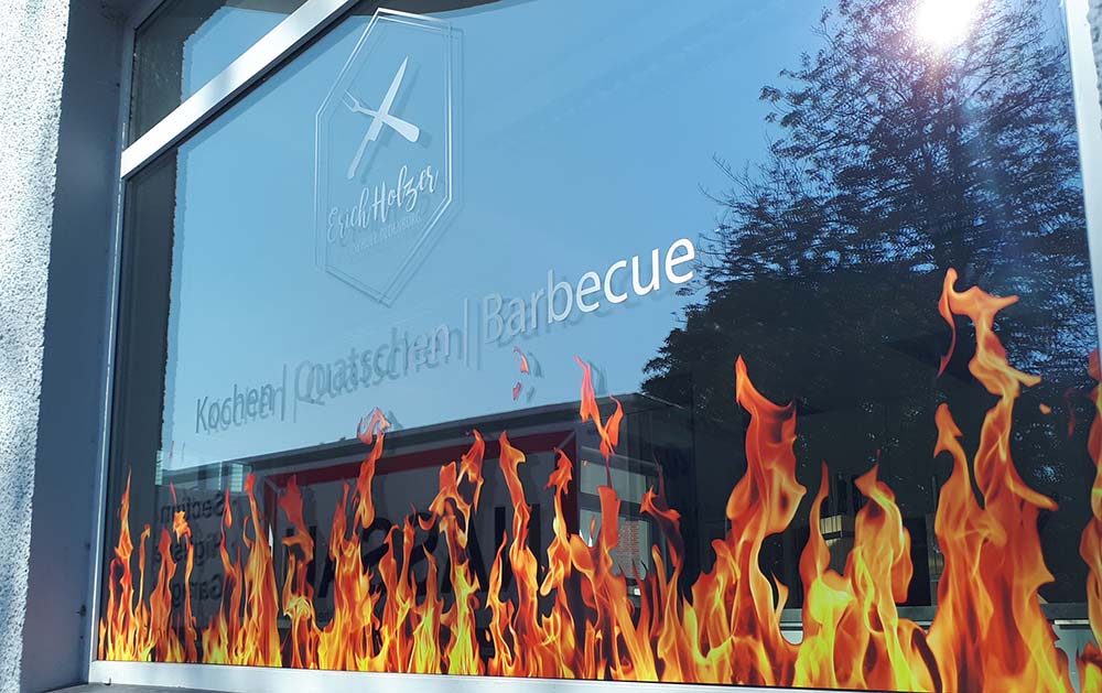 Beschriftungen, Schaufenster-Beschriftung