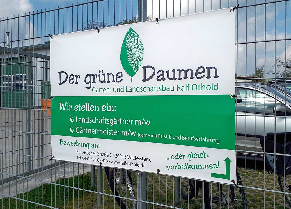 Werbetechnik, Bauzaunbanner